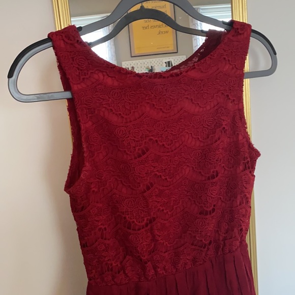 Red Lace Dress - Picture 2 of 3